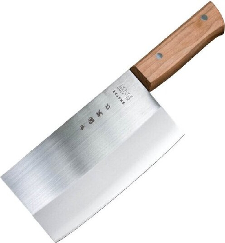 Chopper kniv trehåndtak