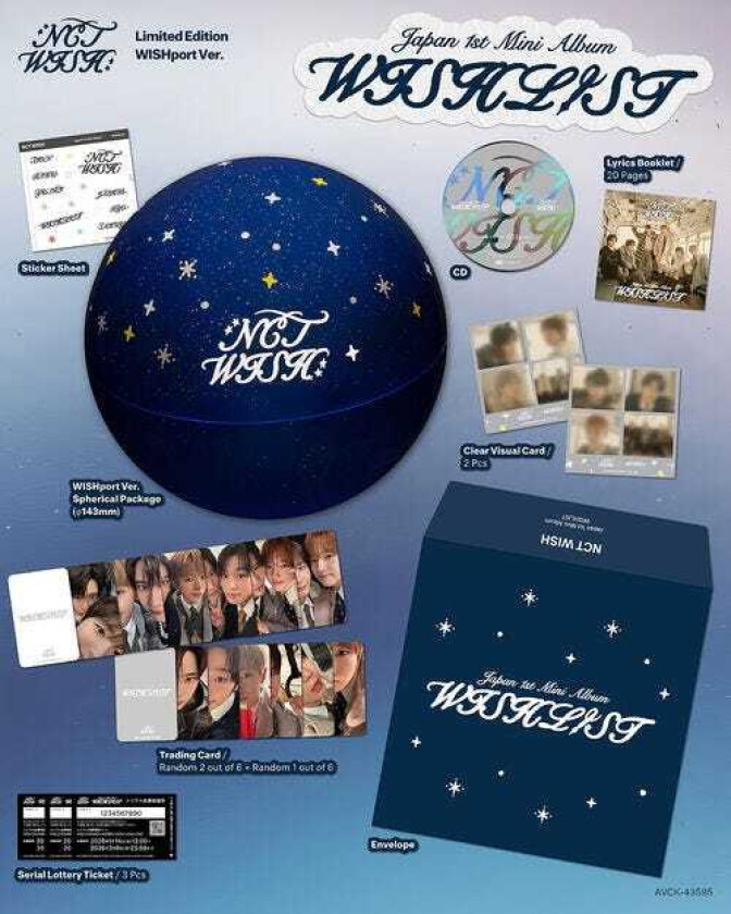 NCT Wish Wishlist WISHport Version Ball Package CD