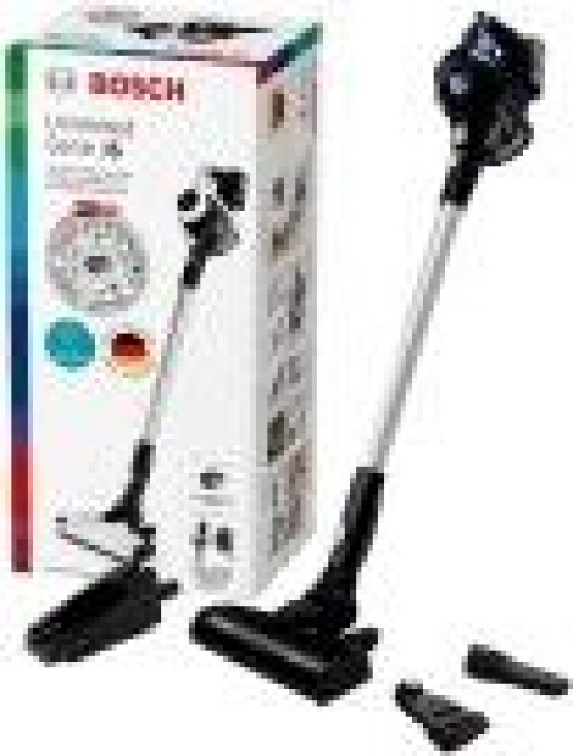 Unlimited Serie 6 BCS611P4A - Støvsuger - pinne/håndholdt (2-i-1) - uten pose - uten kabel - måneskinnsblå