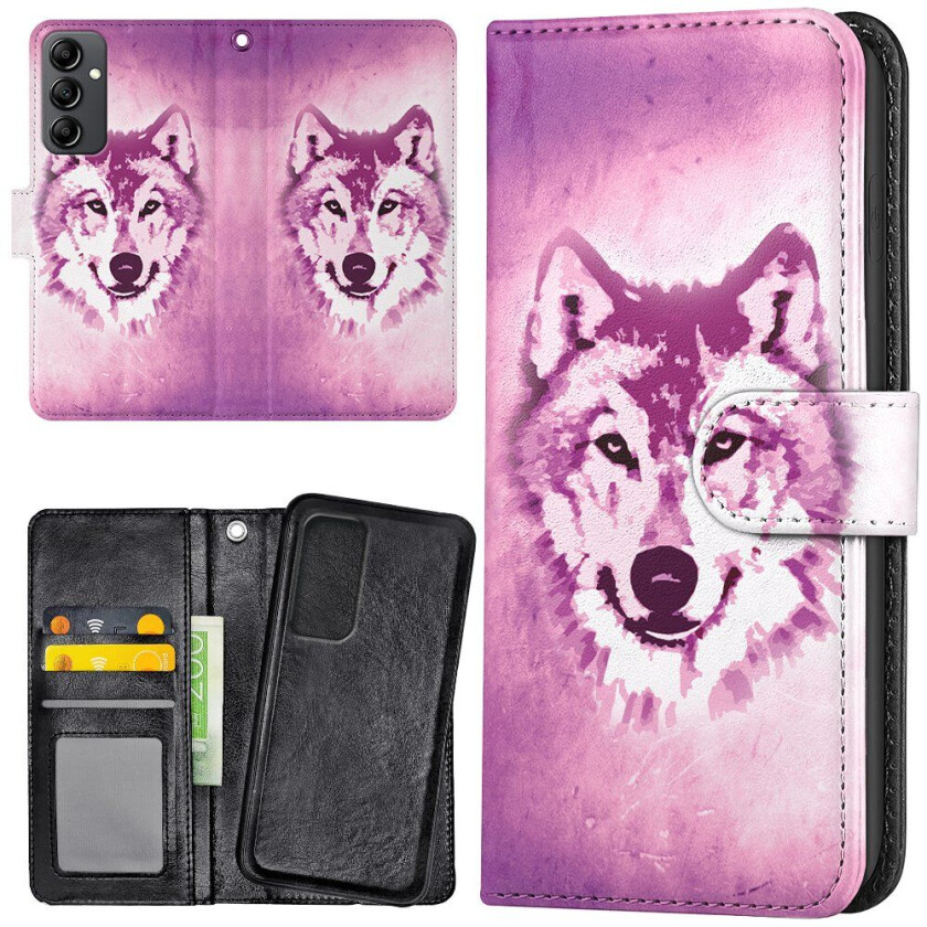 Samsung Galaxy S24 - Lommebok Deksel Ulv