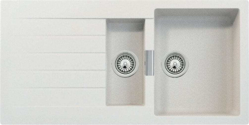 Granite Primus D150 Kjøkkenvask Alpina Hvit