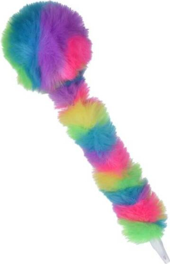 Fluffy Rainbow Kulepenn | Regnbuefarger