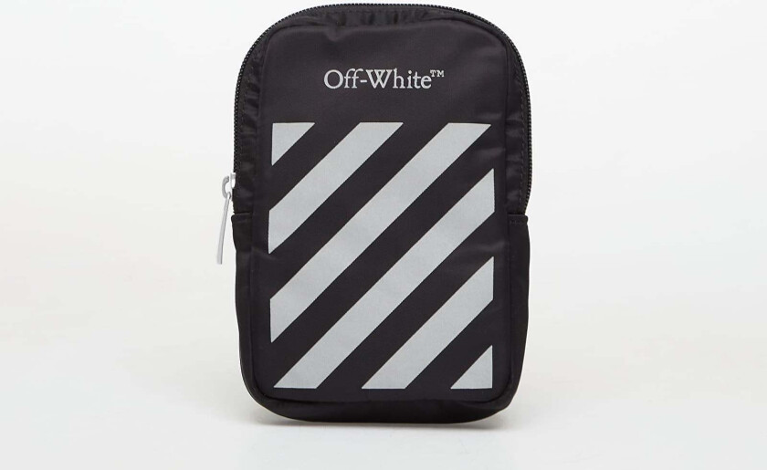 Veske OFF-WHITE KIDS Reflective Logo Crossbody Bag Black/ Reflec Universal