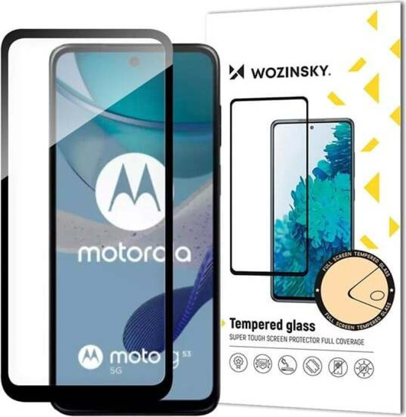 Full Glue Tempered Glass for Motorola Moto G53