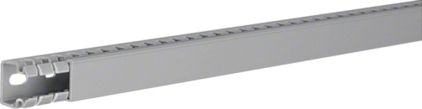 BA725025, Kabelkanal, Grå, PVC, V0, EN50085-2-3, 25 mm