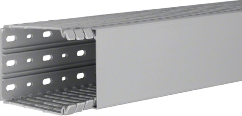 BA7100080, Kabelkanal, Grå, PVC, V0, EN50085-2-3, 80 mm