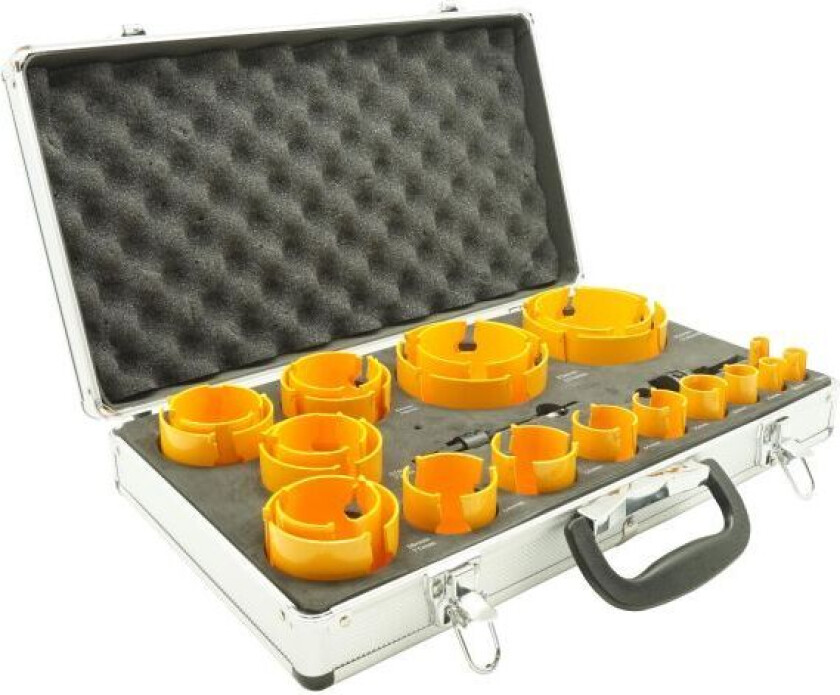 Bilde av 100709 Hullsagsett 21 deler, 16-114 mm