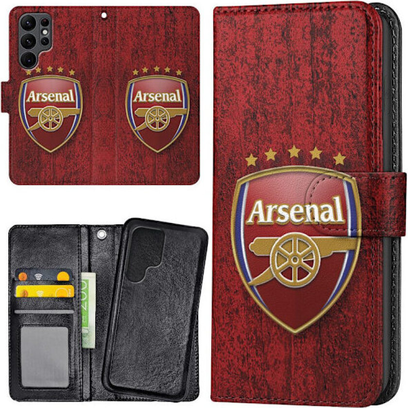 Samsung Galaxy S23 Ultra - Lommebok Deksel Arsenal