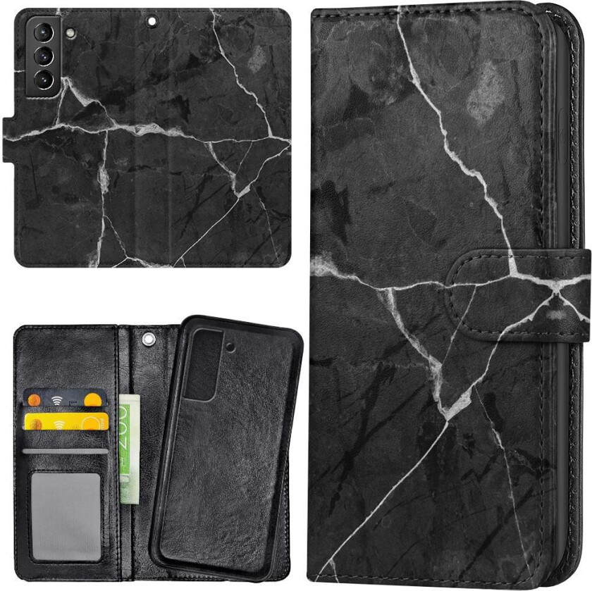 Samsung Galaxy S22 - Lommebok Deksel Marmor