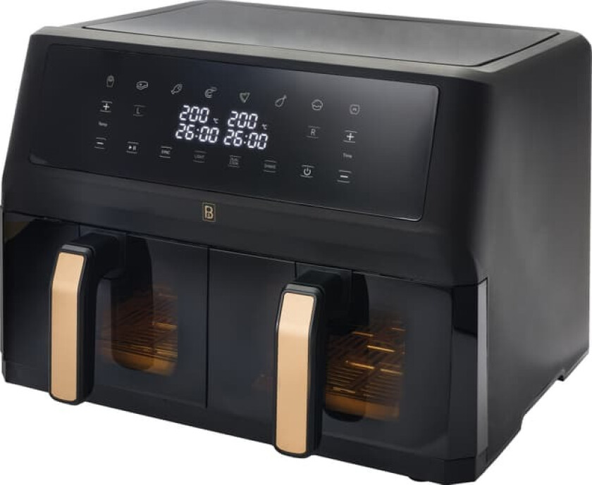 Dual Zone airfryer 11L 34757 (sort)