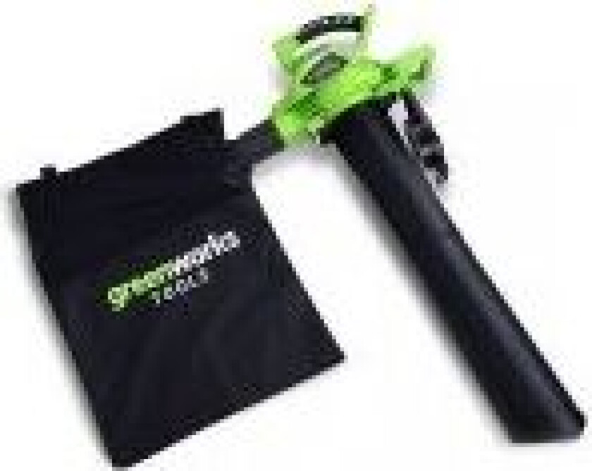 GD40BV, Håndholdt løvblåser, 185,08 km/t, Sort, Grønn, Blåsende/sugende, 90 dB, 45 l