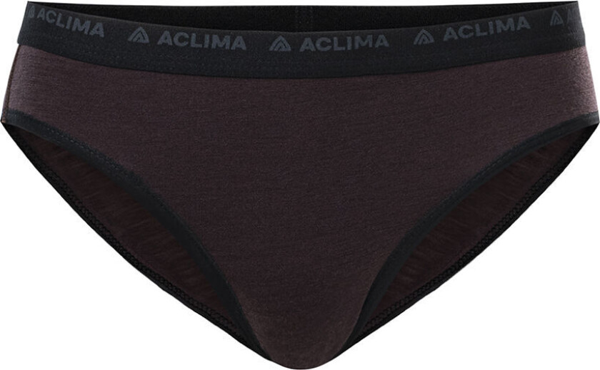 Women's LightWool Briefs Chocolate Plum XL, Chocolate Plum