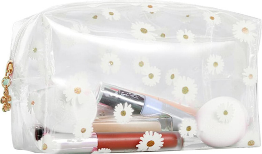 only bag Klar Penal, Stor Gjennomsiktig Penal i Plast Glidelås Pennal Veske Reise Kosmetisk Sminkeveske