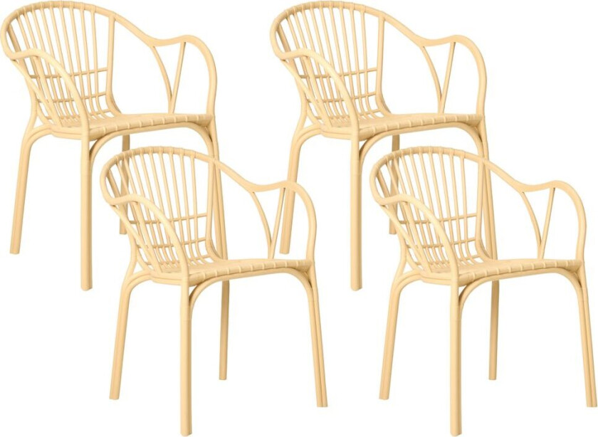 Spisestol Andora 4-pakning