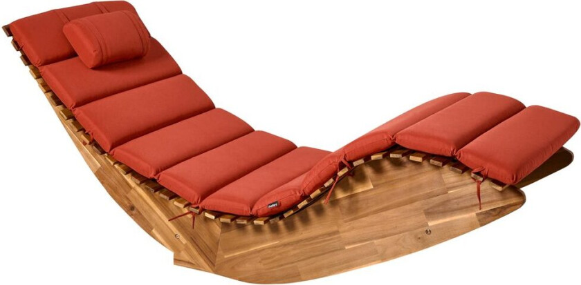 Solstol Brescia Premium - Lyst tre, rød