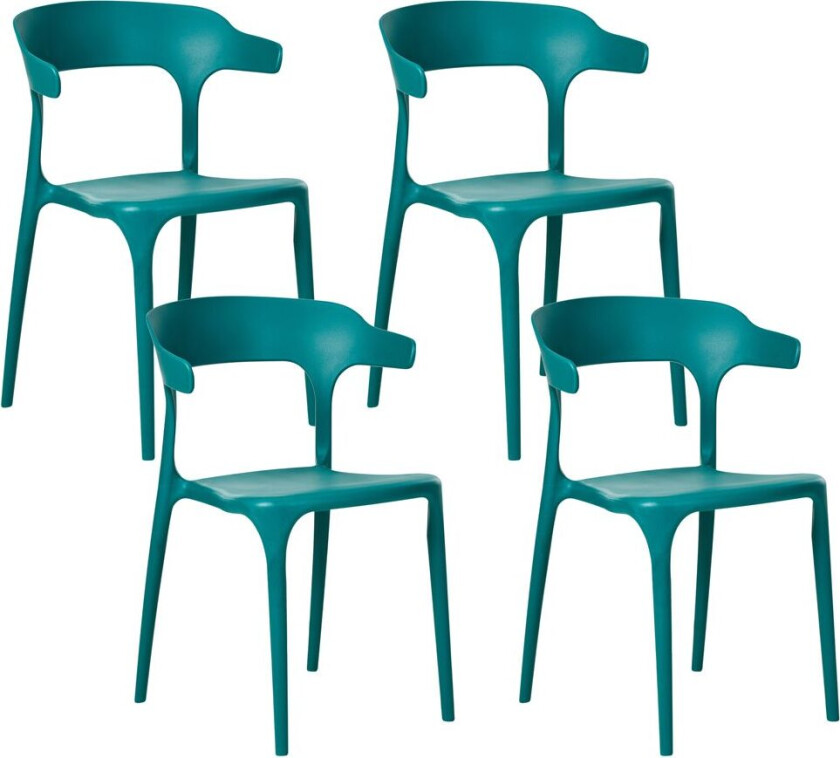 Spisestol Gubbio 4-pakning - Grønn