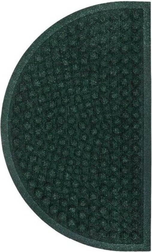 Entry dørmatte halvmåne 75x45 grønn