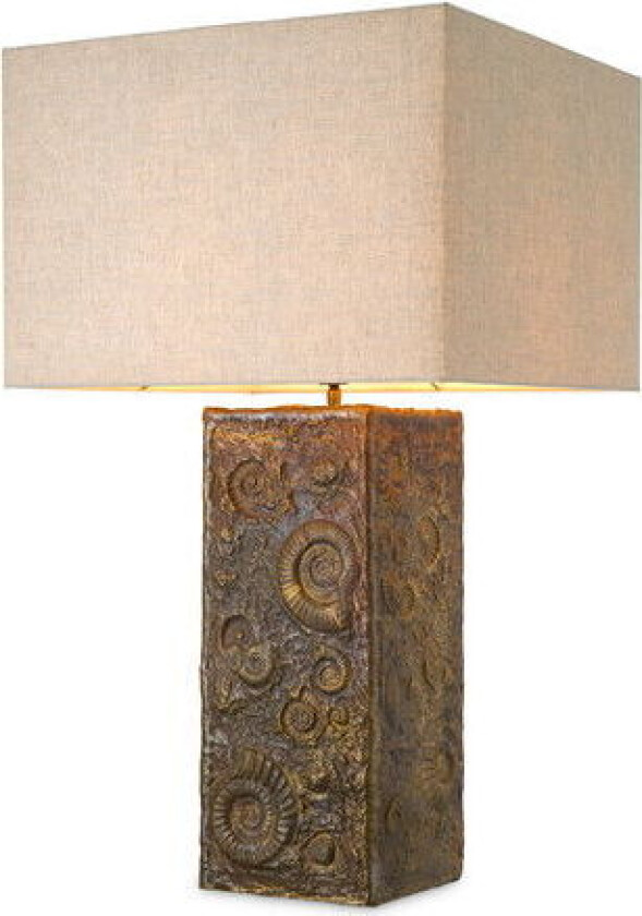 Kamari bordlampe antik messing