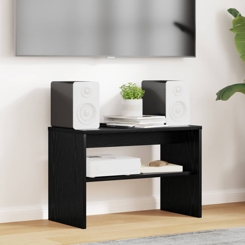 Bilde av TV-skap Svart Eik 60 x 30 x 40 cm Konstruert tre