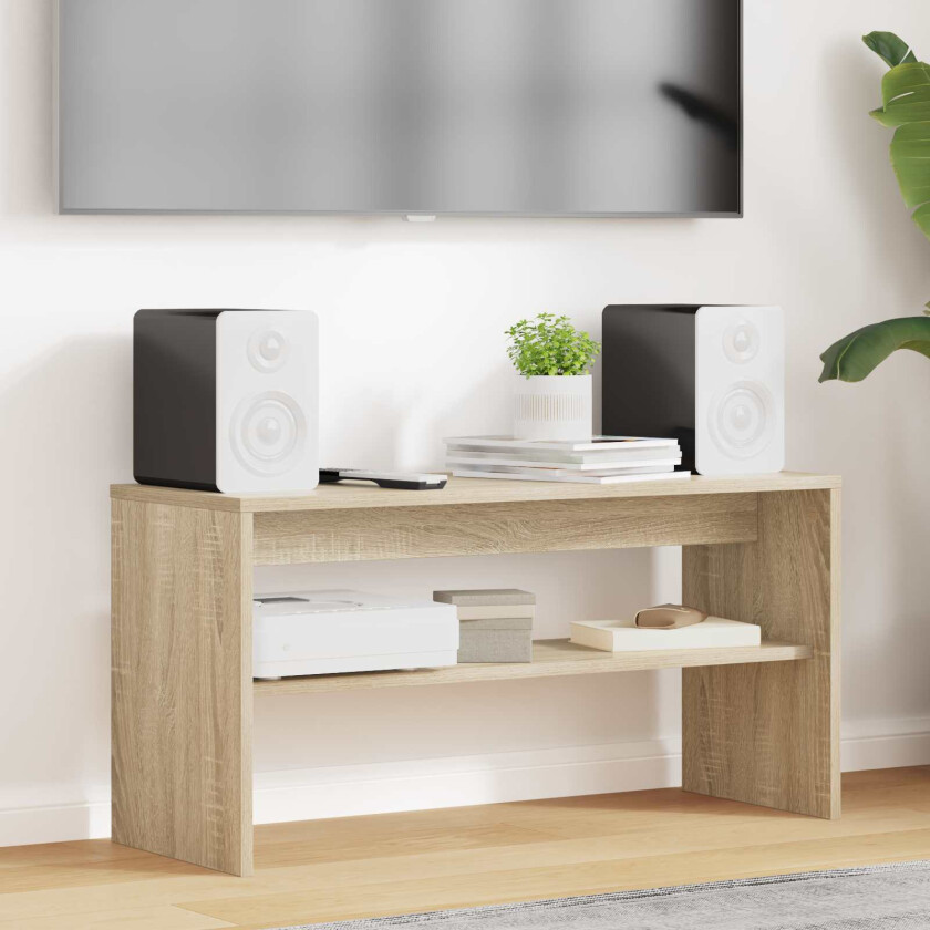 TV-skap Sonoma eik 80 x 30 x 40 cm Konstruert tre