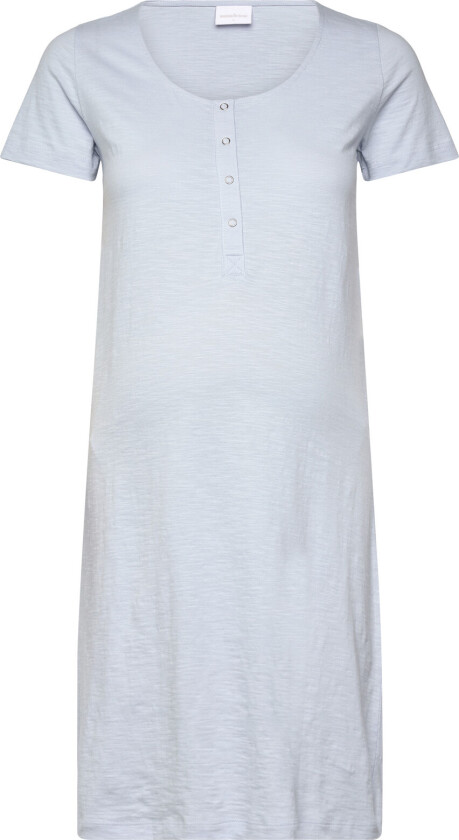 Mlmira Solid Jrs Nightgown 2F A. E. Noos - Blue - M