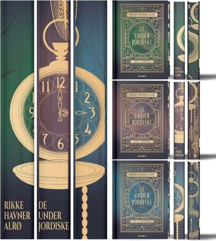 De underjordiske trilogi - Skjønnlitteratur - hardback