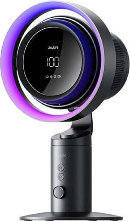 Table Fan Pro3 10000mAh Desktop Turbine Fan with Filter - Dark Grey