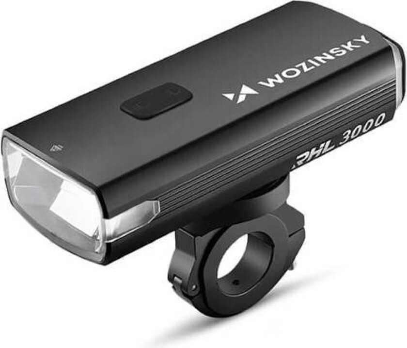 Bilde av Front Bike Light + USB-C Cable (3000 lm) - Black