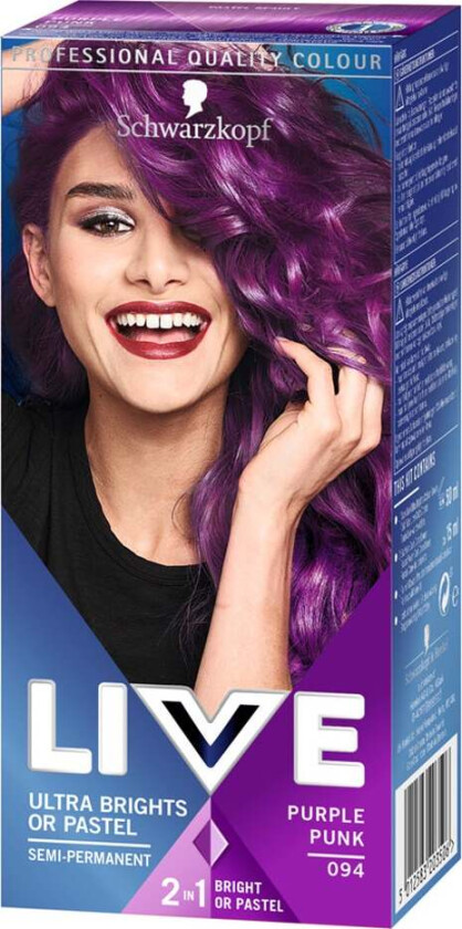 Live Ultra Brights 94 Purple Punk Semi-permanent - 1 pcs