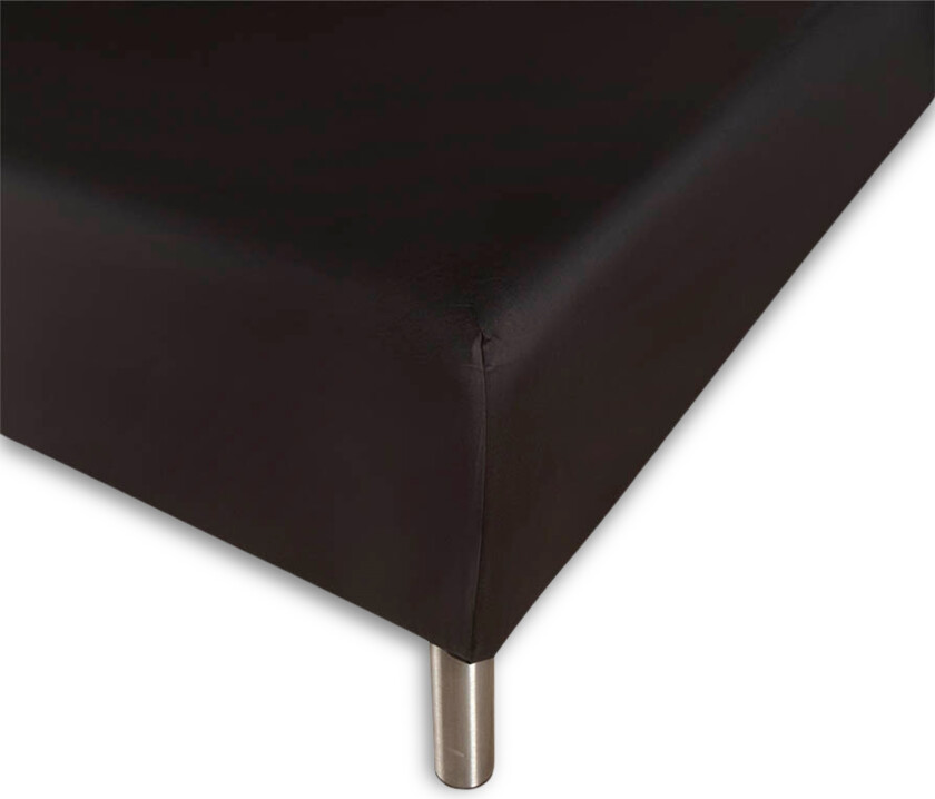 Formsydd laken 160x200 cm - Hvit - 100% bomullssateng - formsydde laken til madrass