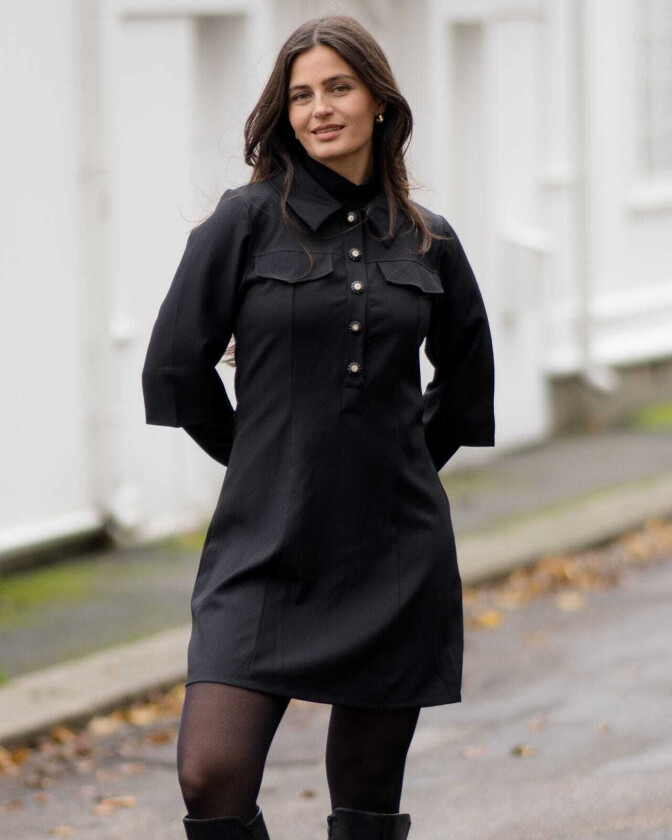 Kjole Daniella, S, Kjole Svart S