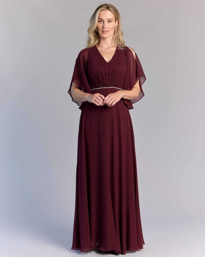 Maxikjole Lyana, XS, Kjole Rød XS