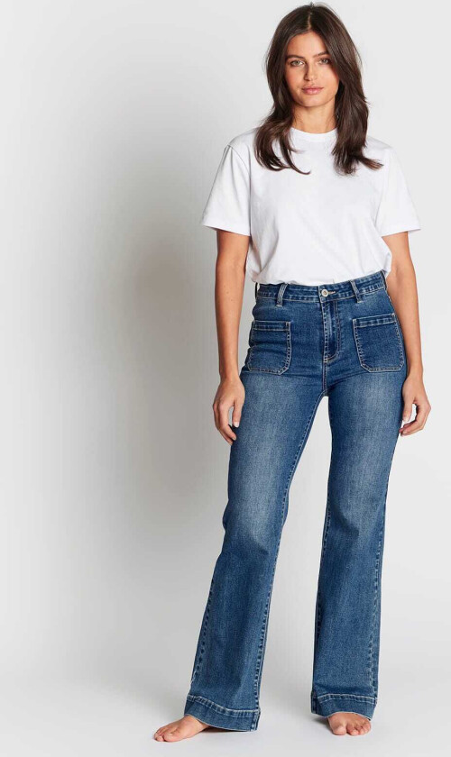 Jeans Annika 1016, 28/32, Jeans Blå 28/32