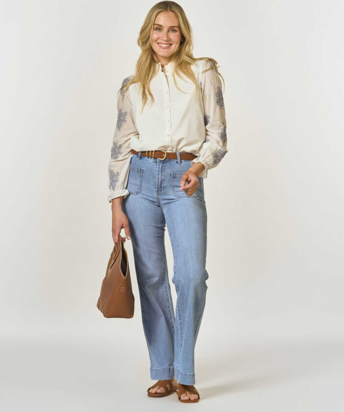 Jeans Annika 1016, 27/30, Jeans Blå 27/30