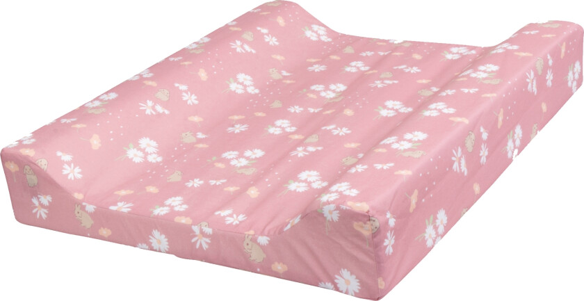 Puslepute - Praktisk stelleunderlag - Kaniner og blomster - Vannavvisende stellepute - Nordstrand Home babytilbehør