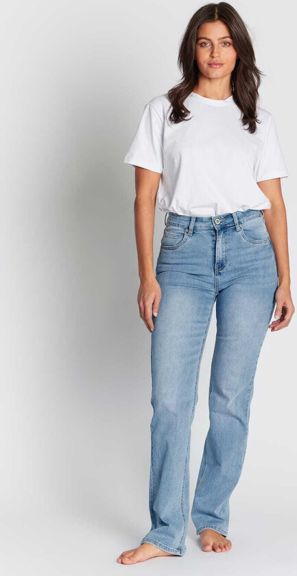 Jeans Hana 1016, 32/34, Jeans Blå 32/34