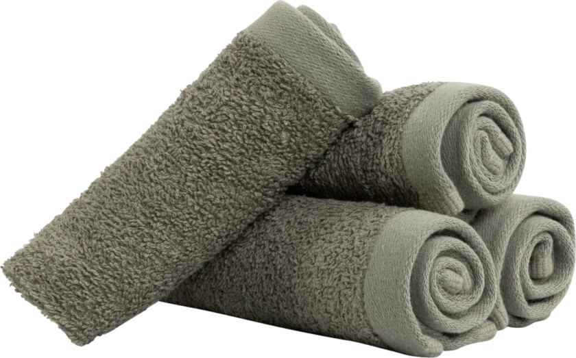 Vaskekluter 4-pak - 100% Myk bomull med høy absorberingsevne - 30x30 cm - Lysegrønne vaskekluter fra danske By Borg