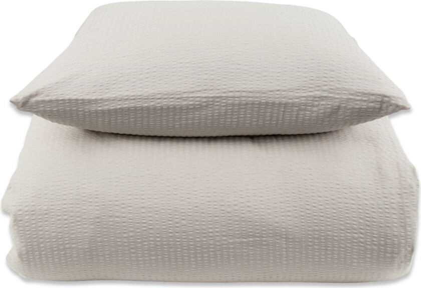 Kreppsengetøy baby sengetøy 70x100 cm - Sandfarget sengesett - 100% bomull - Krepp sengetøy - By Night