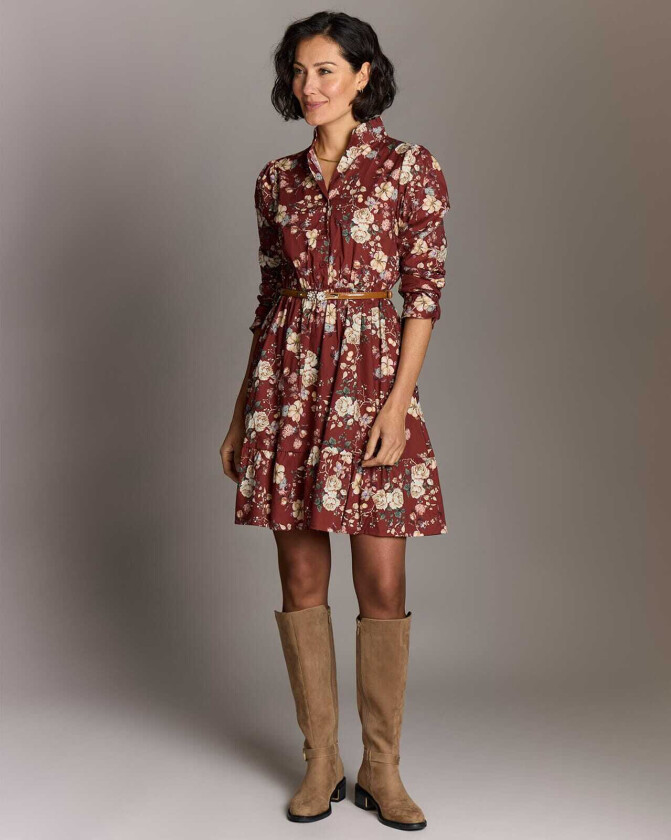 Kjole Madikken LS Botana, M, Kjole Rød M