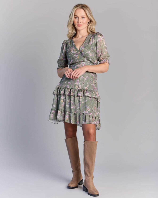 Kjole Amora Straw, XL, Kjole Grønn XL