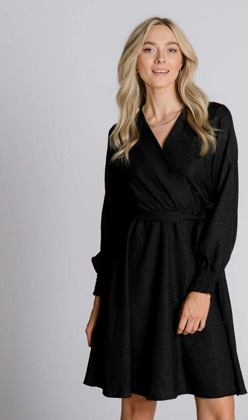 Kjole Lila Linno, XXL, Kjole Svart XXL