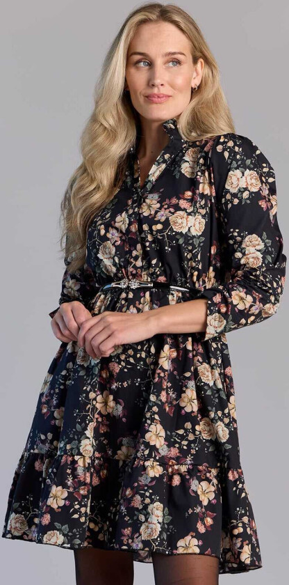 Kjole Madikken LS Botana, XXL, Kjole Svart XXL