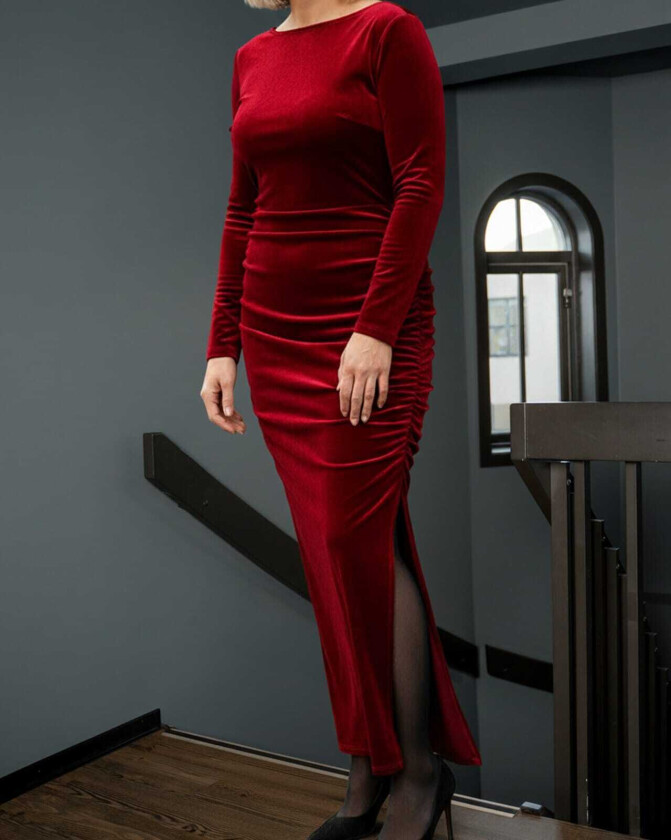 Maxikjole Garsina, XL, Kjole Rød XL