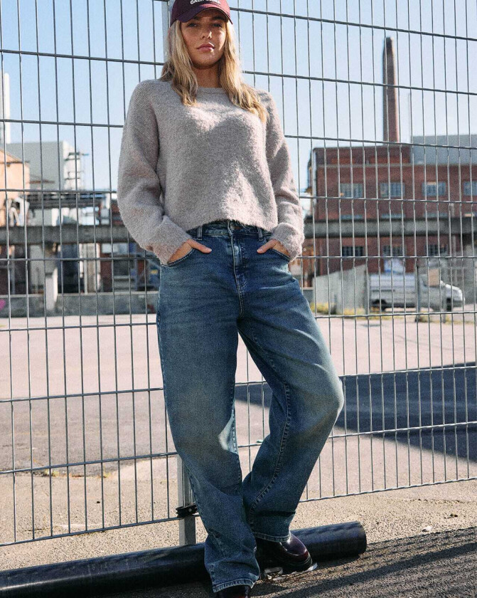 Jeans Josie Baggy, 27/30, Jeans Blå 27/30