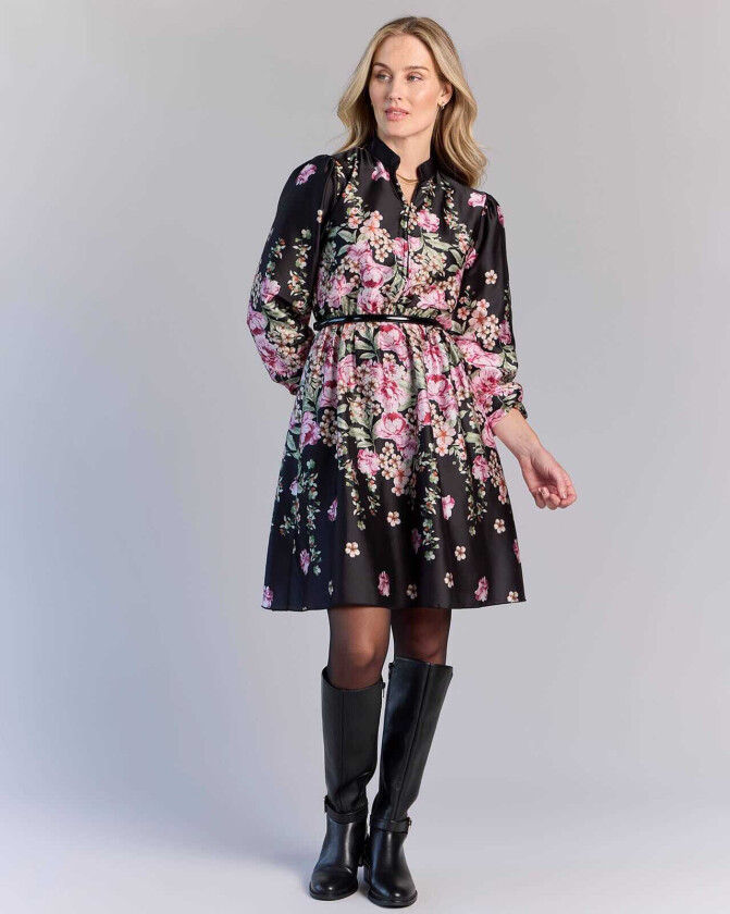 Kjole Malvine Rossi, S, Kjole Svart S