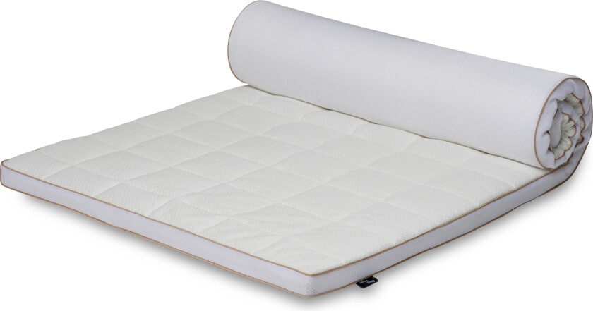 Overmadrass - 90x200 cm 5 cm høy - NASA memory foam - Ergonomisk overmadrass - Borg Living