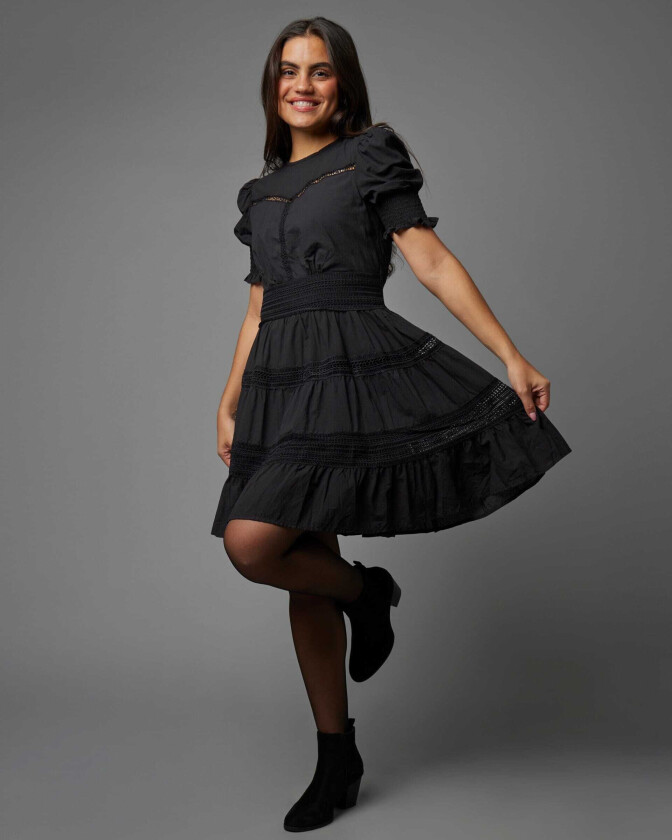 Kjole Eloise, L, Kjole Svart L