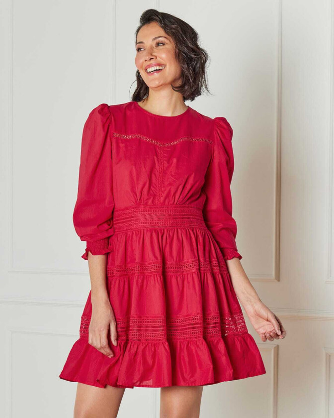 Kjole Eloise LS, XS, Kjole Rød XS