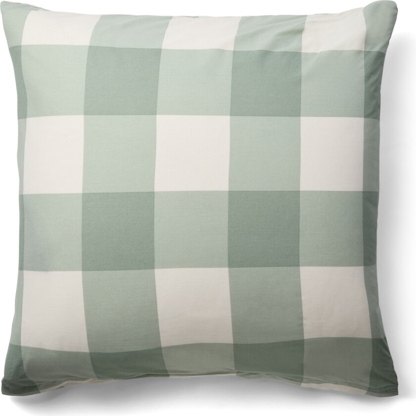 Putetrekk 100 % bomull - 60x63 cm - Grønnrutet sengesett putetrekk - Nordstrand Home dynetrekk