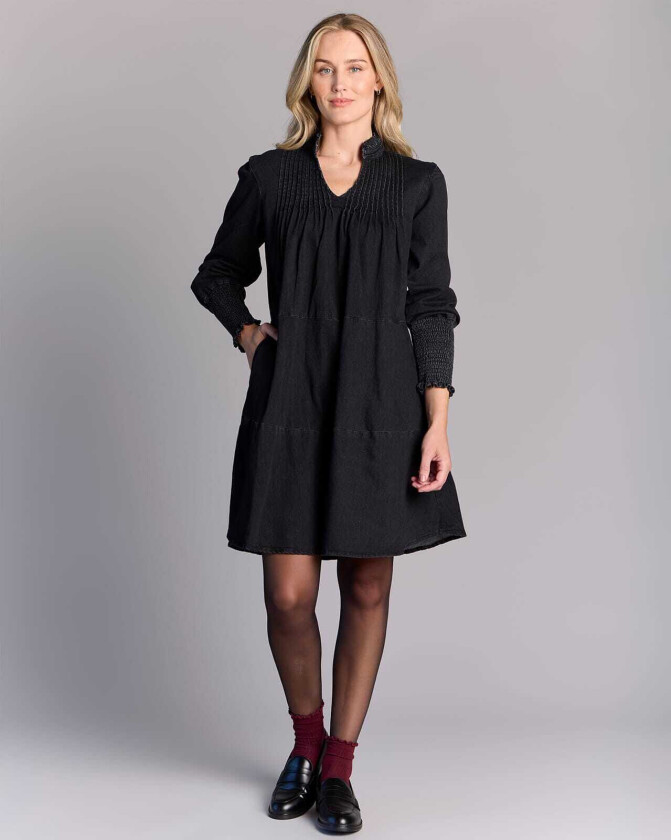 Denimkjole Niki, S, Kjole Grå S